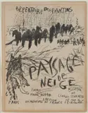 Pierre Bonnard, PAYSAGE DE NEIGE, print (other)