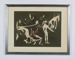 Wifredo Lam, DA ANNONCIATION DE AIME CESAIRE, 1969-1971, print (other)