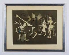 Wifredo Lam, DA ANNONCIATION DE AIME CESAIRE, 1969-1971, print (other)