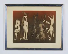 Wifredo Lam, DA ANNONCIATION DE AIME CESAIRE, 1969-1971, print (other)