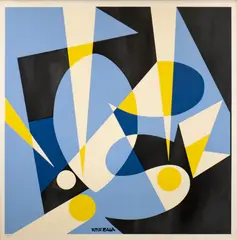 Giacomo Balla, (D'APRES) LINEE SPAZIALI N.1, print (other)