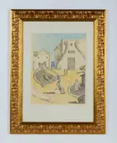 Giorgio de Chirico, INCONTRO NEI BAGNI MISTERIOSI, print (other)