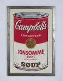 CAMPBELL'S SOUP I: CONSOMME (BEEF) by Andy Warhol, print (other), sold May 2025