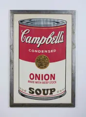 Andy Warhol, CAMPBELL'S SOUP I: ONION MADE WITH BEEF STOCK, print (other)