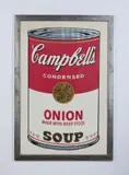 CAMPBELL'S SOUP I: ONION MADE WITH BEEF STOCK by Andy Warhol, print (other), sold May 2025