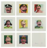 Yue Minjun, SENZA TITOLO (PERSONAGGI CHE RIDONO), print (other)