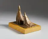 Giacomo Manzù, (POST MORTEM) PAPA GIOVANNI E IL CARDINALE, sculpture