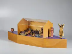 Ugo Nespolo, ARCA DI NOE', sculpture