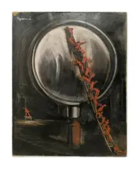 SE NON CI FOSSE LA LENTE! by Mario Sironi, sold Apr 2025
