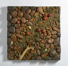 Piero Gilardi, MELETO SUL FIUME, sculpture