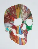 SKULL SPIN PAINTING by Damien Hirst, sold Feb 2025