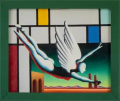THE SPIRIT OF SURPRISE by Mark Kostabi, sold Feb 2025