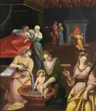 Franciosino Da Castelvetro, Bottega di. Natività della Vergine