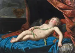 Pierre Mignard, Cupido dormiente (ritratto allegorico di Louis-Alexandre de Bourbon?)