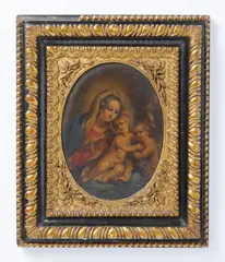 Elisabetta Sirani, Attribuito a. Madonna con Bambino e San Giovannino