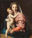 Scuola di. Madonna con Bambino by Giovanni Battista Salvi Detto Il Sassoferrato, sold Jun 2025