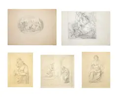 Gabriele Cavazzi, Cinque studi di diversi soggetti