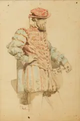 Personaggio in vesti rinascimentali by Mariano Fortuny, sold Apr 2025