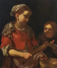 Bernhard Keil, Scena allegorica (Allegoria del tatto?)