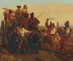 Louis Leopold Robert, Da. L'arrivo dei mietitori nelle Paludi Pontine
