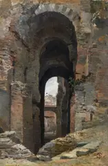 Telemaco Signorini, Palazzo dei Cesari sul Palatino