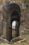 Telemaco Signorini, Palazzo dei Cesari sul Palatino