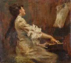 Luigi Conconi, Attribuito a. Pianista