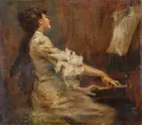 Luigi Conconi, Attribuito a. Pianista