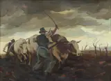 Enrico Ursella, Attribuito a. Dissodando il campo