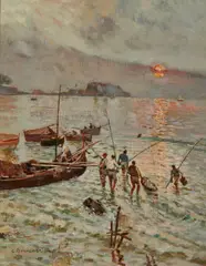 Carlo Brancaccio, Pescatori nel golfo di Napoli