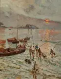 Carlo Brancaccio, Pescatori nel golfo di Napoli