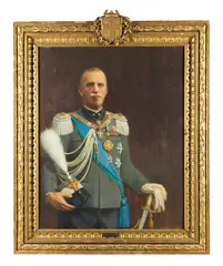 Gino Mazzoli, Ritratto di Vittorio Emanuele III Re d'Italia in alta uniforme