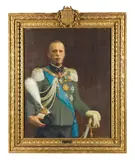 Gino Mazzoli, Ritratto di Vittorio Emanuele III Re d'Italia in alta uniforme