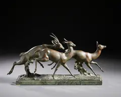 Enrico Saroldi, Antilopi, sculpture