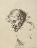 Stefano della Bella, Testa di satiro, print (other)