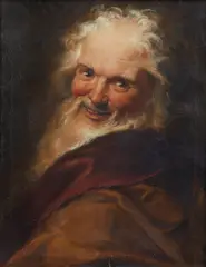 Antoine Coypel, Attribuito a. Studio per la testa di un vecchio