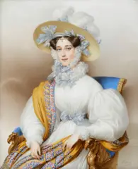 Joahnn Nepomuk Ender, Da un modello di. Ritratto di Maria Anna Carolina Pia di Savoia, Principessa di Sardegna e imperatrice consorte d'Austria