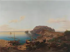 Emilio Donnini, Attribuito a. Marina dell'Elba