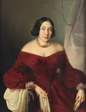 Giuseppe Tominz, Attribuito a. Ritratto di nobildonna (Ritratto della Contessa Roverbella Montin)