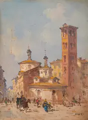 Giuseppe Riva, La Chiesa di Santa Maria presso San Satiro a Milano