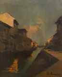 Achille Cattaneo, Navigli