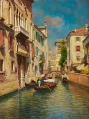 Rubens Santoro, Nello stile di. Canale a Venezia