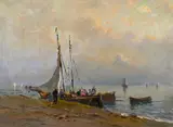 Nicolas De Corsi, Pescherecci presso la spiaggia