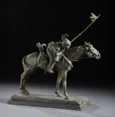 Francesco Ferruccio Crespi, Da un modello di. In vedetta, sculpture