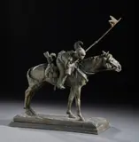 Francesco Ferruccio Crespi, Da un modello di. In vedetta, sculpture