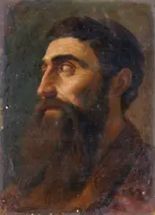 Pompeo Randi, Figura con barba scura