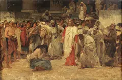 Giuseppe Sciuti, Bozzetto per 'L'adultera'