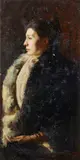 Andrea Tavernier, Ritratto di gentildonna di profilo