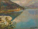Alessandro Milesi, Paesaggio lacustre