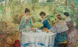 Ulisse Caputo, Conversazione in giardino